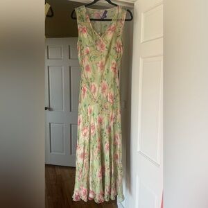 Ralph Lauren Purple Label Silk Floral Dress
